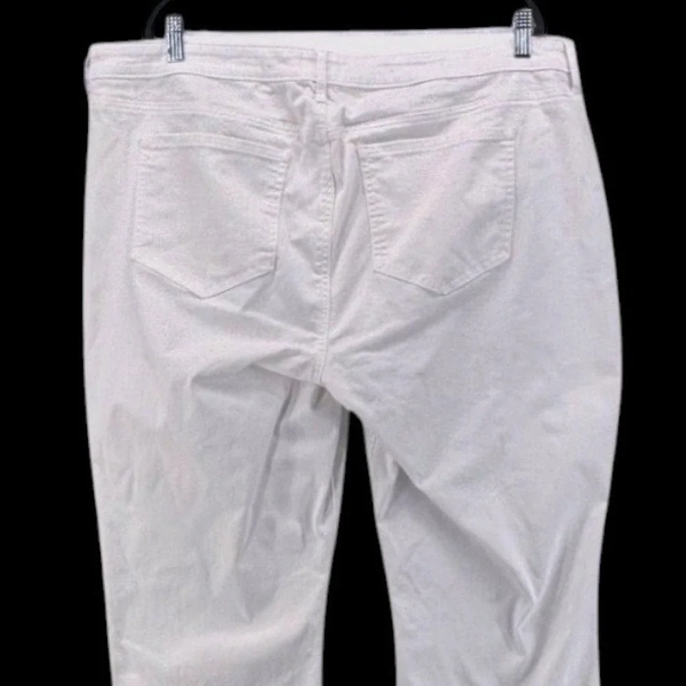 NYDJ Womens White Denim Size 20W Barbara Bootcut Capsule Coastal Vacation